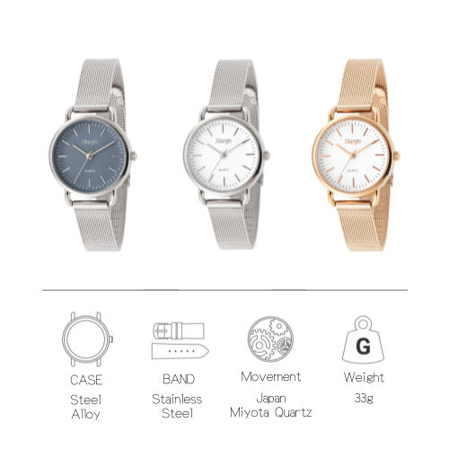 SIARGO CAPER Mesh Strap Watch for Women