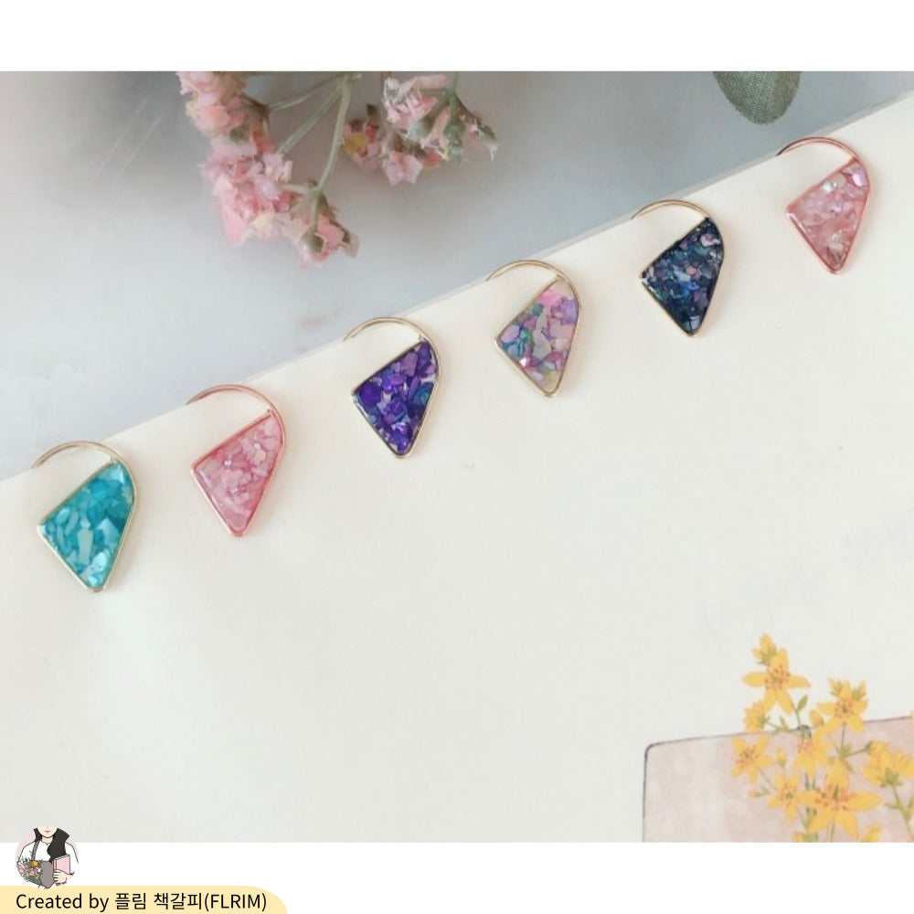 Shiny Mother-of-pearl Bookmarks