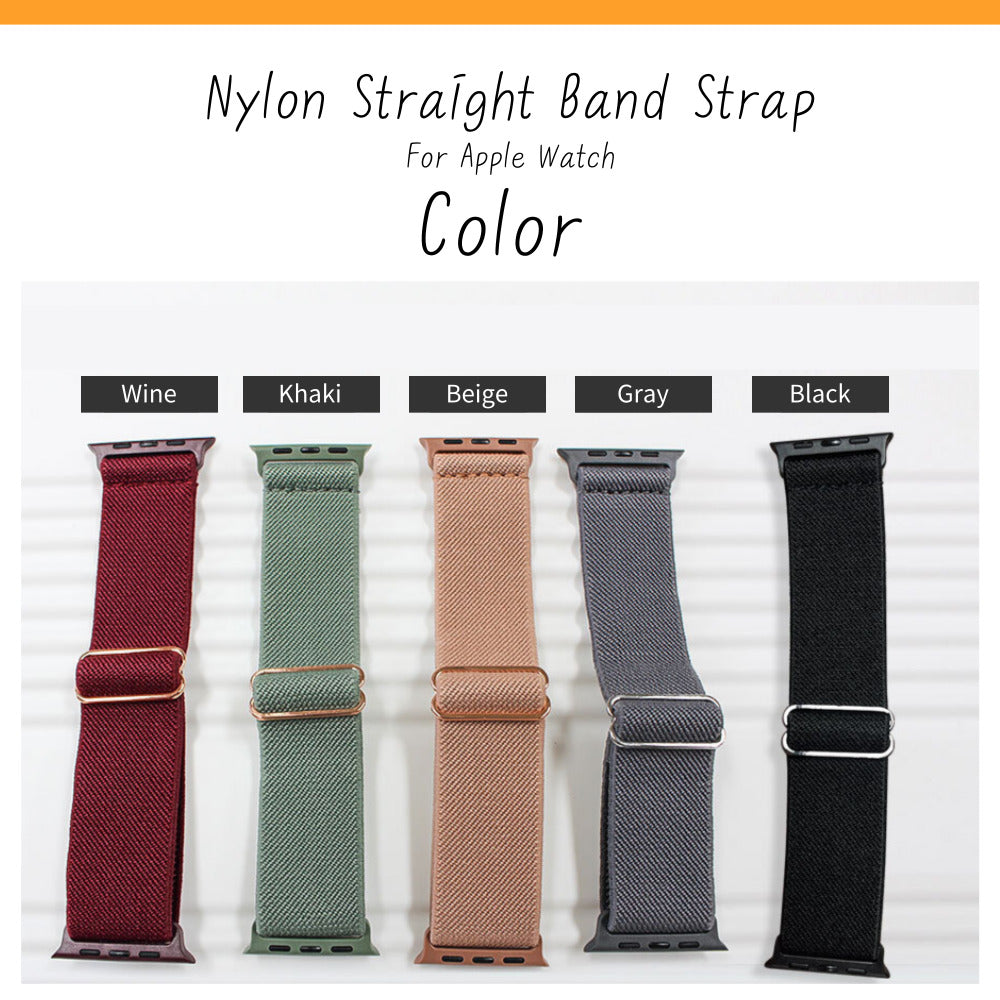Apple Watch Nylon Straight Band Strap