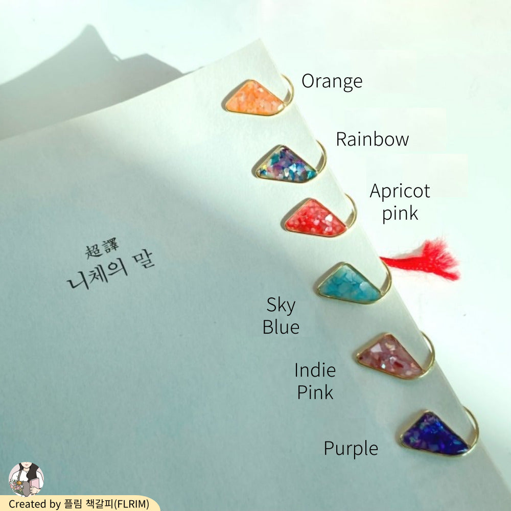 Shiny Mother-of-pearl Bookmarks