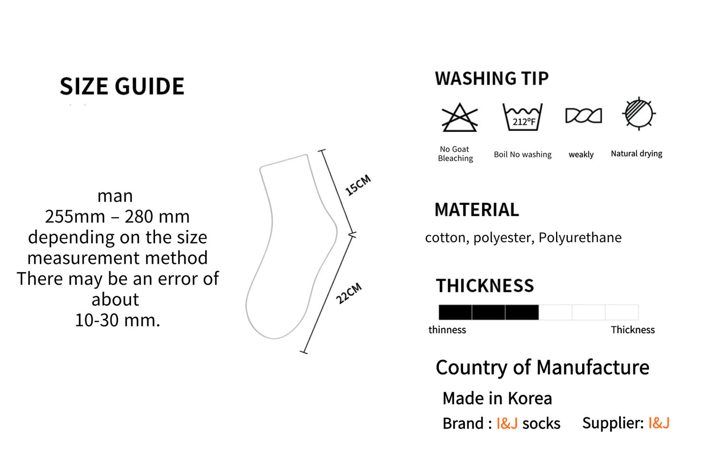 I&J Men's square pattern fashion socks (5pairs / 10pairs)