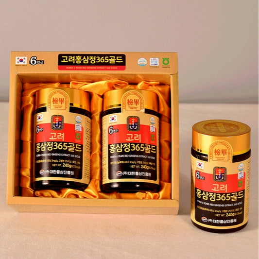 Korea Goryeo 6-year-old red ginseng extract 365 gold(1bottle 240g)