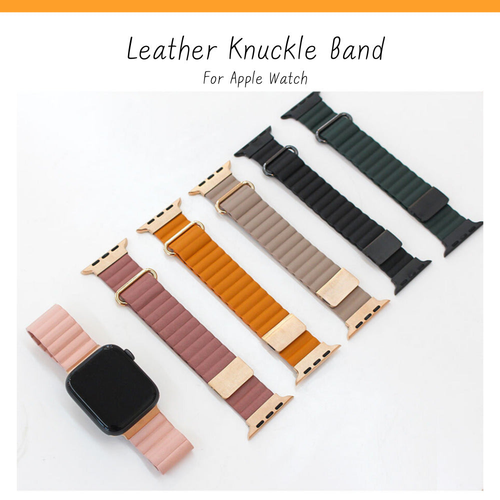 Apple Watch Learher Knuckle Band Strap