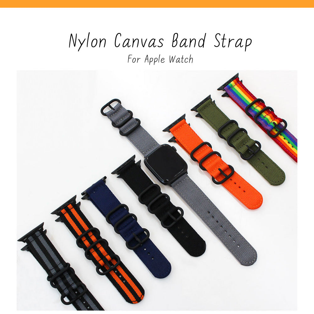 Apple Watch Nylon Canvas Band Strap