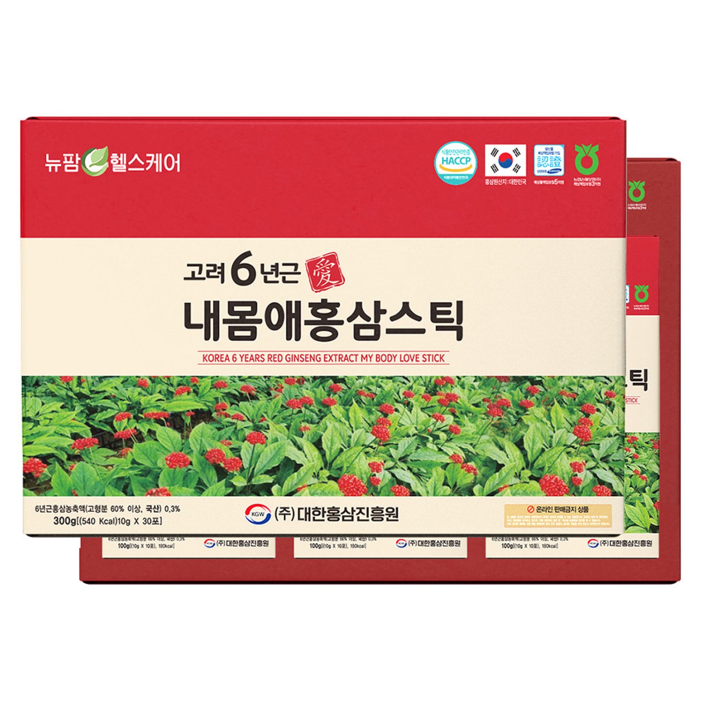 New Farm Healthcare Consideration My Body Red Ginseng Stick for 6 years 10g*30 bags