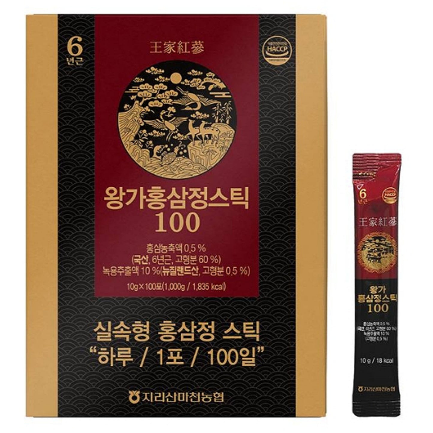 100 sticks of red ginseng extract from Jirisan