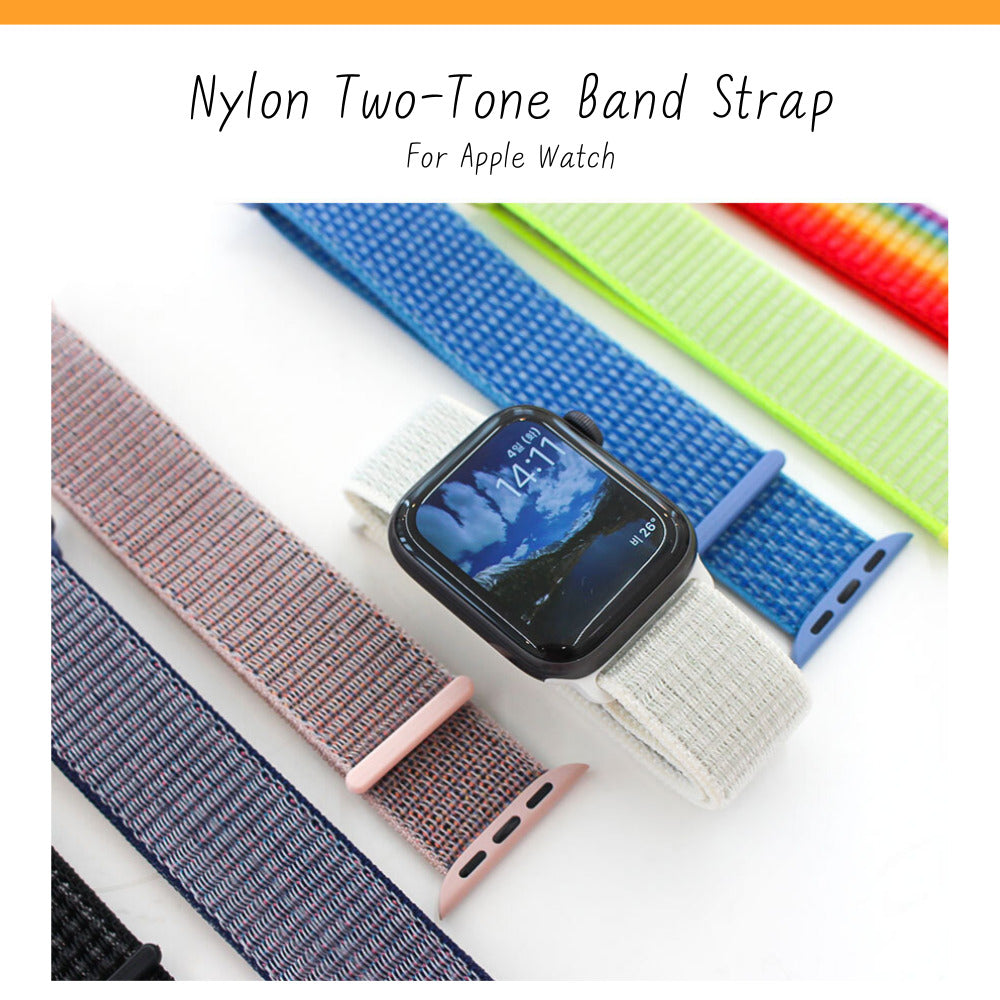 Apple Watch Nylon Two-Tone Band Strap