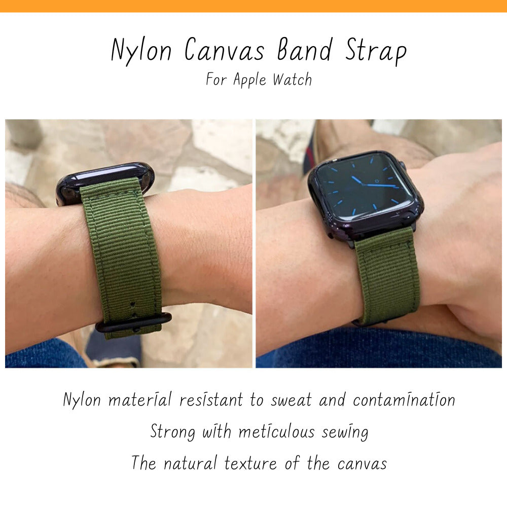 Apple Watch Nylon Canvas Band Strap