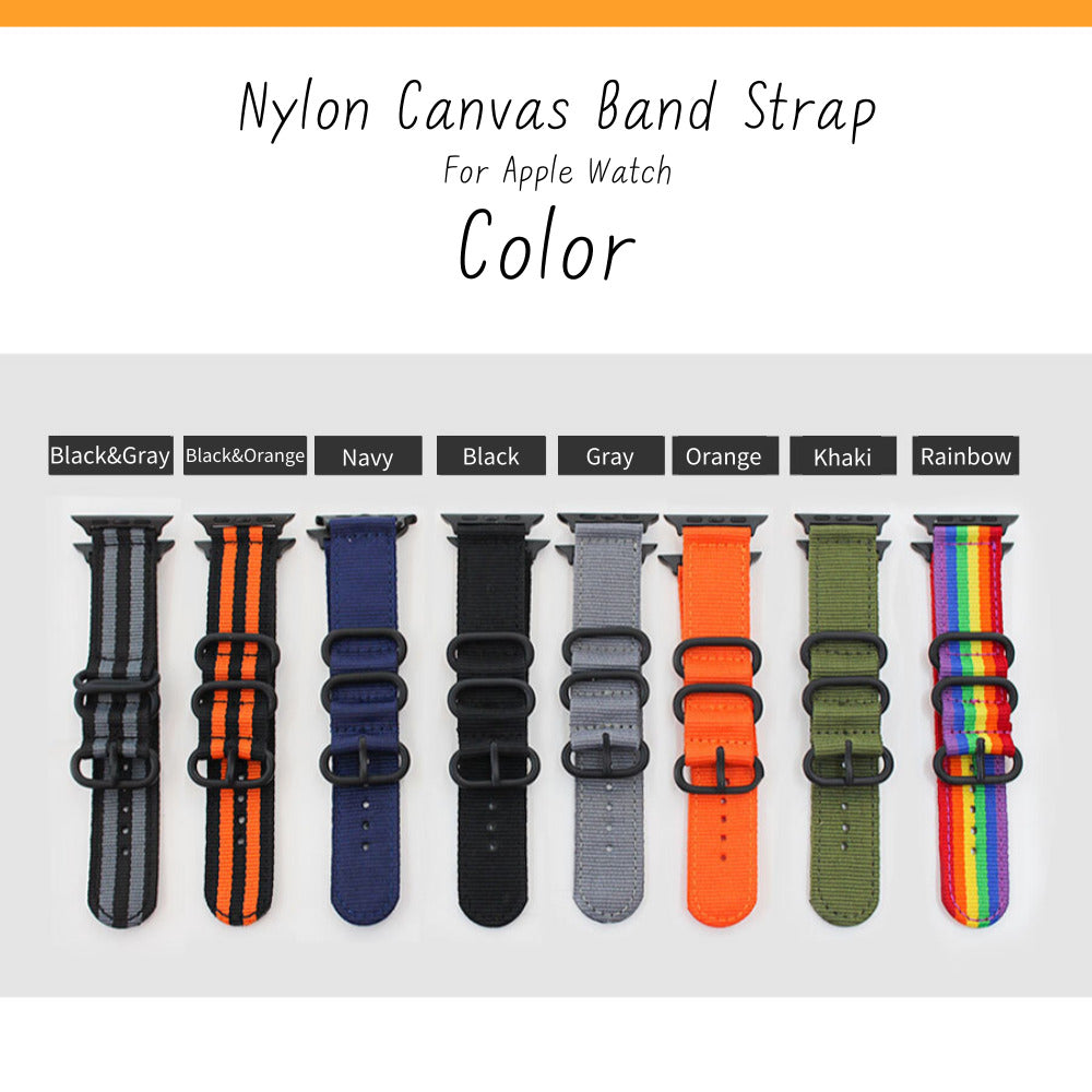 Apple Watch Nylon Canvas Band Strap