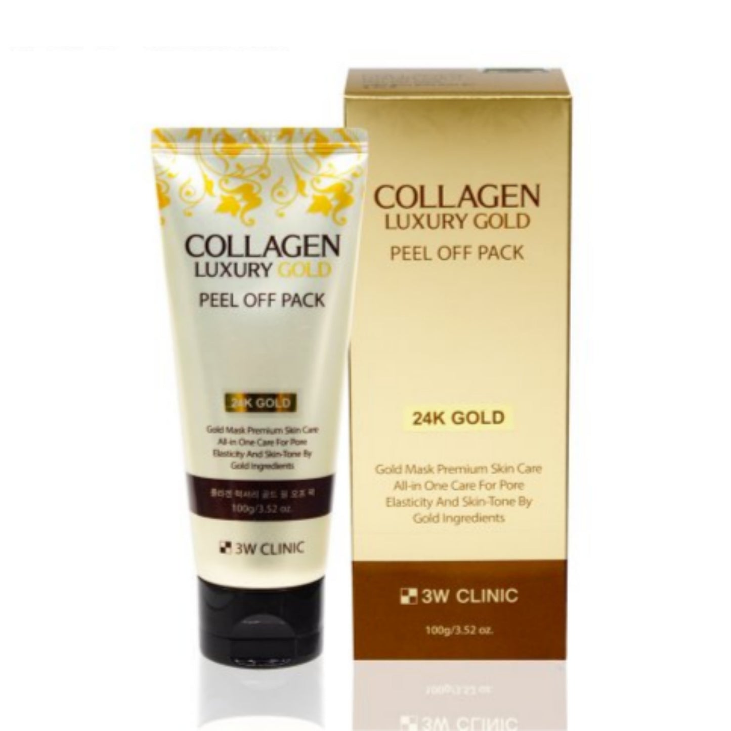 3W CLINIC COLLAGEN LUXURY GOLD PEEL OFF PACK 100g