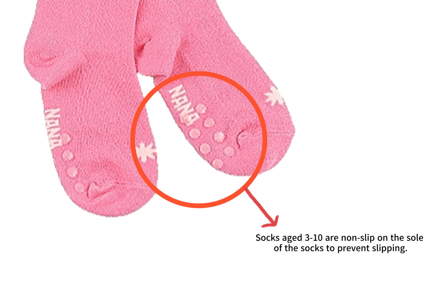 I&J Children's Mysterious Catch Tiny Pink Magic Socks Elastic Medium Cotton Socks Aesthetic Socks Cute Character Socks Non-slip on the Floor Nonslip 3-10 Years Old (ONE SIZE) Low Cut Socks for Light Children (5 Pairs/10 Pairs)