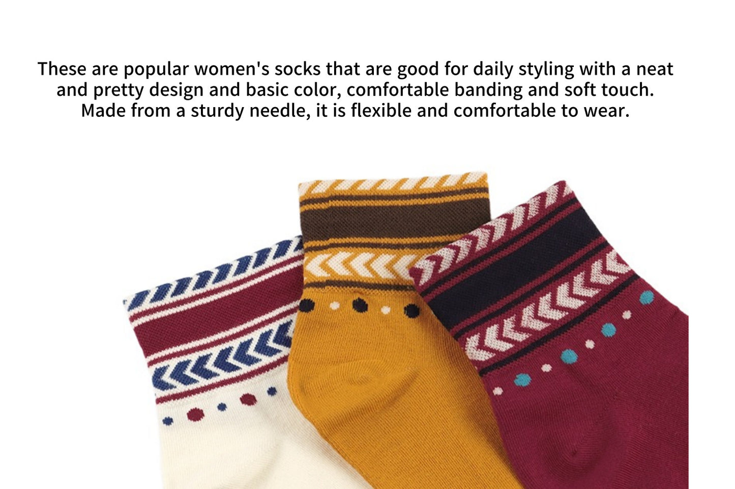 I&J inca Socks Elastic Ankle Length Cotton Socks Aesthetic Socks Cute Socks Lightweight Low Cut Socks for Women(6pairs/12pairs)