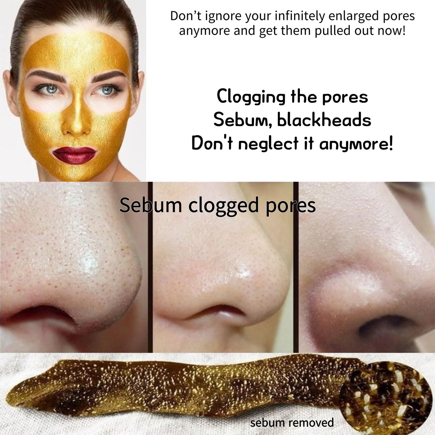 3W CLINIC COLLAGEN LUXURY GOLD PEEL OFF PACK 100g