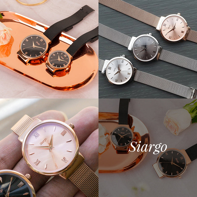 SIARGO CLOVE Mesh Strap Watch for Men