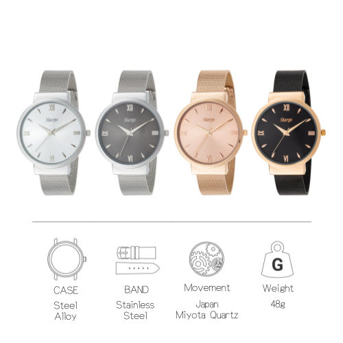 SIARGO CLOVE Mesh Strap Watch for Couple(Total of two watches)